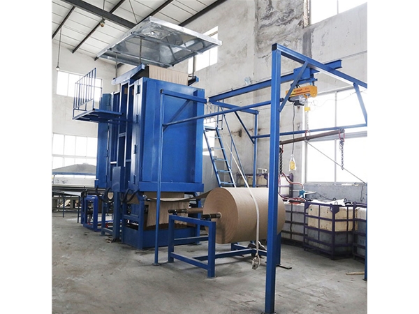 Evaporative cooling pad production making machine